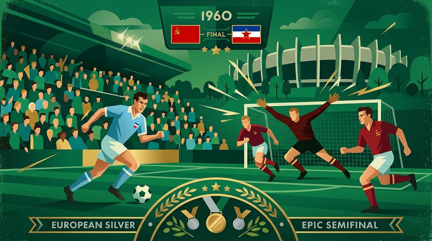 Euro 1960: Prvo evropsko srebro i epsko polufinale na Parku prinčeva